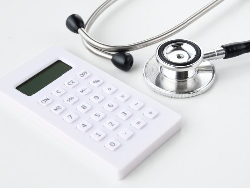 電卓と聴診器